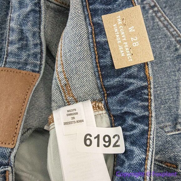 NEW Madewell The Curvy Perfect Vintage Jean in Heathcote Wash,‎ 28 - Picture 15 of 15